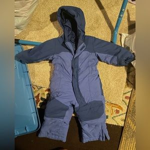 Toddler one piece snow suit